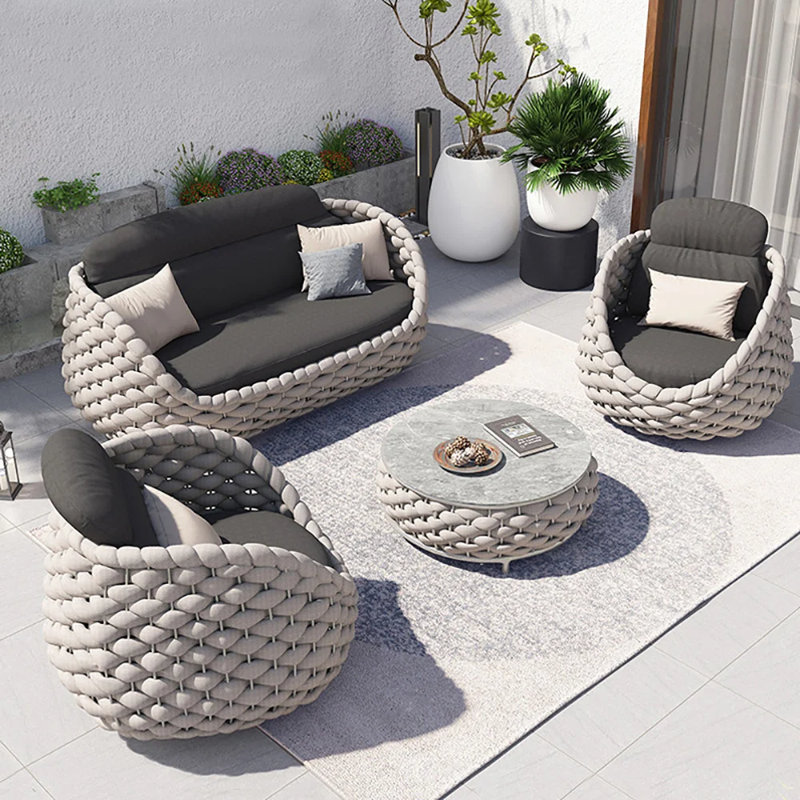 4 seater garden sofa set sales